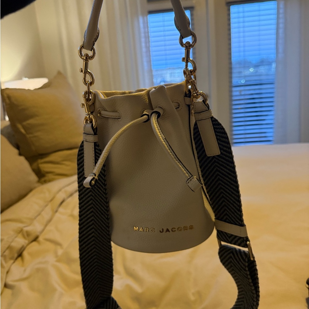 Marc Jacobs Beige Mini Bucket Bag